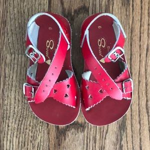 Sun Sans Sweetheart Sandals- Red